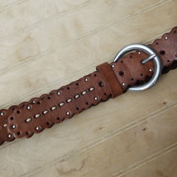 Eddie Bauer Accessories - Vintage Eddie Bauer L Leather Belt